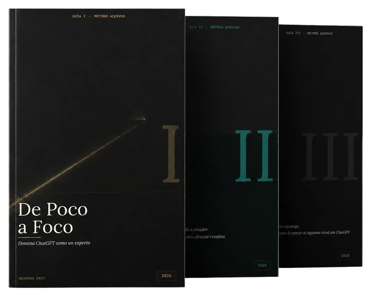 Las tres guías del Método Acervus