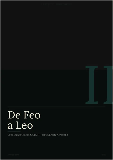 Portada de De Feo a Leo